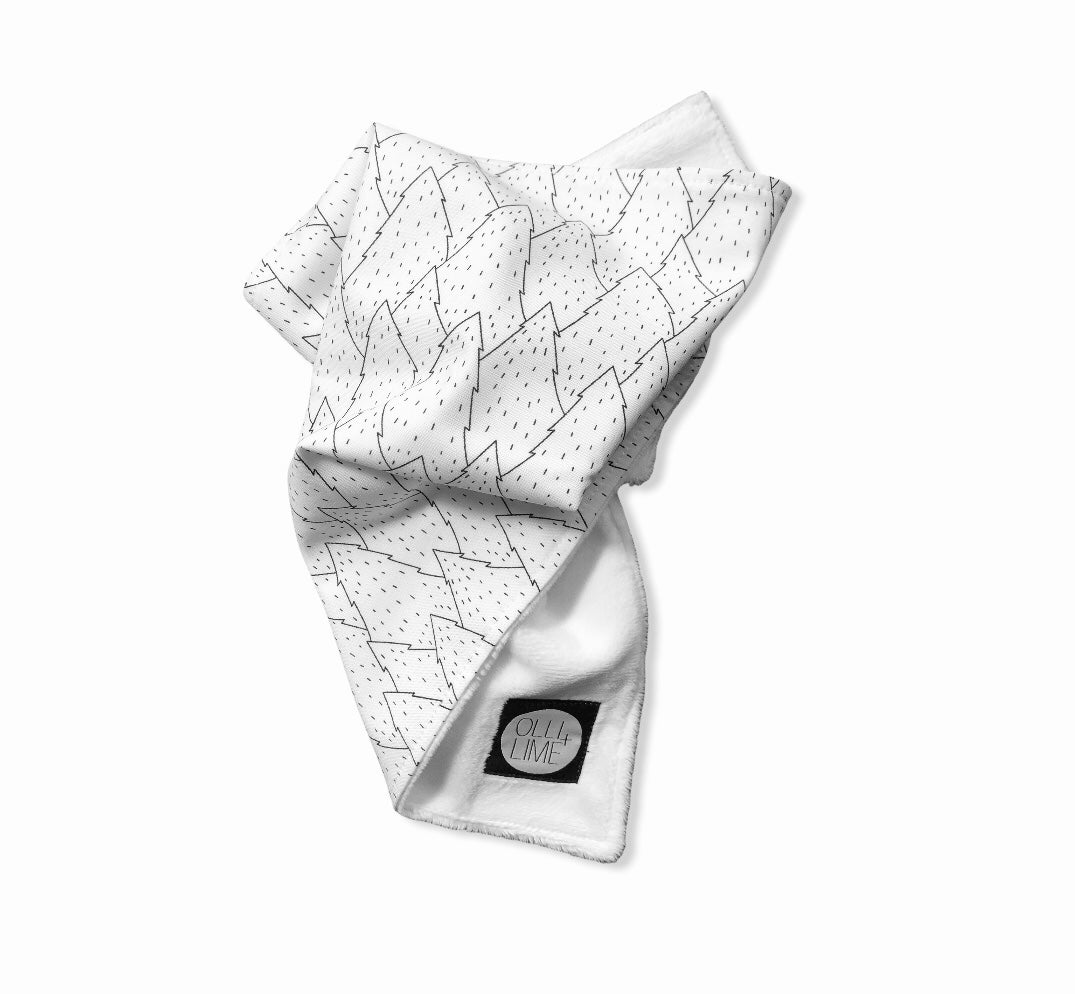 Trees Lovey Security Blanket - Olli+Lime